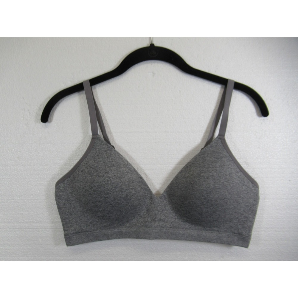Third Love Seamless Bralette Bra Large Gray Wireless